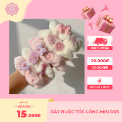 Dây buộc tóc lông mịn