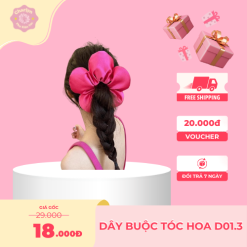 Dây buộc tóc hoa