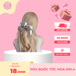 Dây buộc tóc hoa