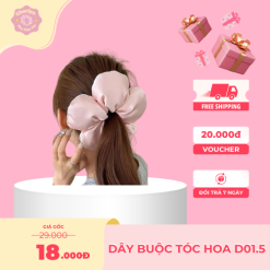 Dây buộc tóc hoa