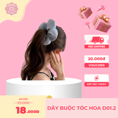 Dây buộc tóc hoa