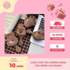 Lược Chải Tóc Không Rụng Gấu Bông Capybara