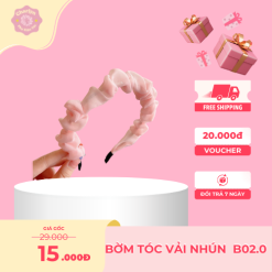 Bờm tóc vải nhún - B02