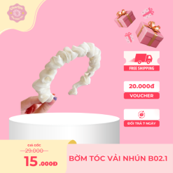 Bờm tóc vải nhún - B02