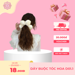 Dây buộc tóc hoa