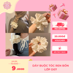 Dây Buộc Tóc Ren Bốn Lớp