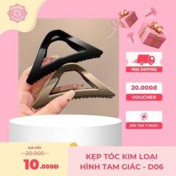 Kẹp Tóc Kim Loại Hình Tam Giác