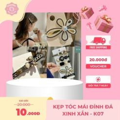 Kẹp Tóc Mái Đính Đá