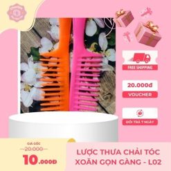 Lược Thưa Chải Tóc Xoăn