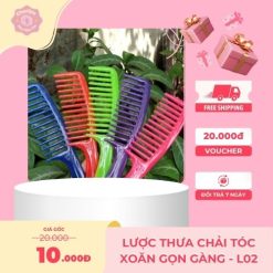 Lược Thưa Chải Tóc Xoăn