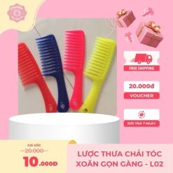 Lược Thưa Chải Tóc Xoăn